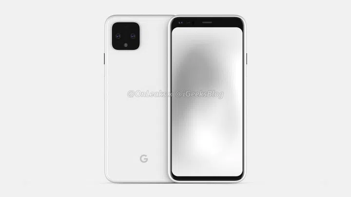 Purported render of the Google Pixel 4.