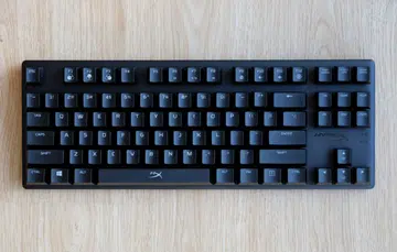 The HyperX Alloy Origins Core comes with HyperX's latest Aqua switches.