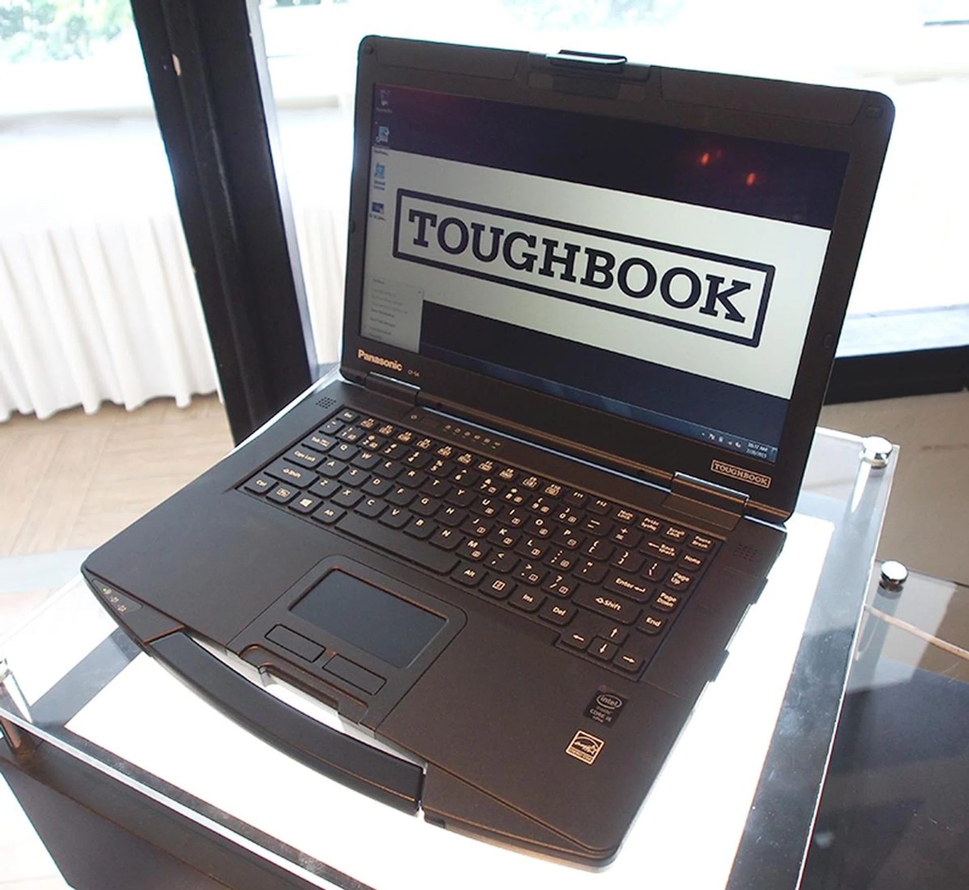 The Toughbook CF-54 a much more rugged beast.