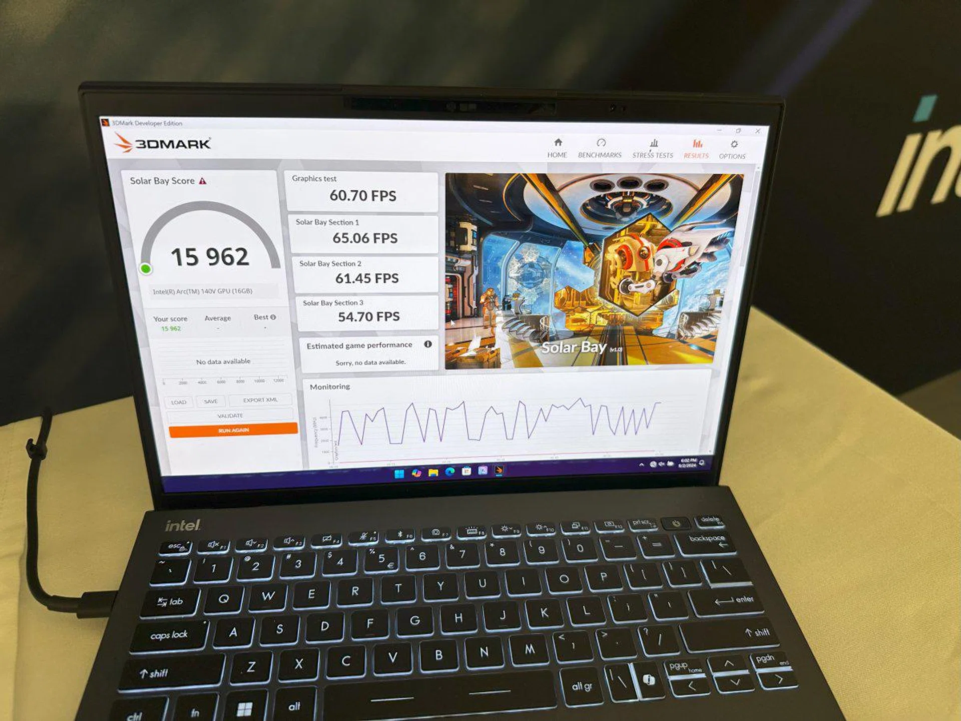 3DMark Solar Bay. Photo: HWZ