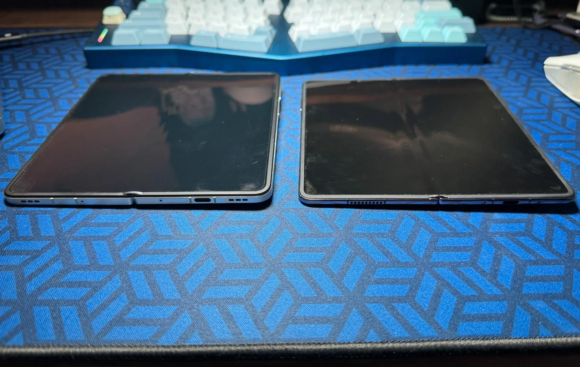 Left to right: OPPO Find N3, Honor Magic V2.