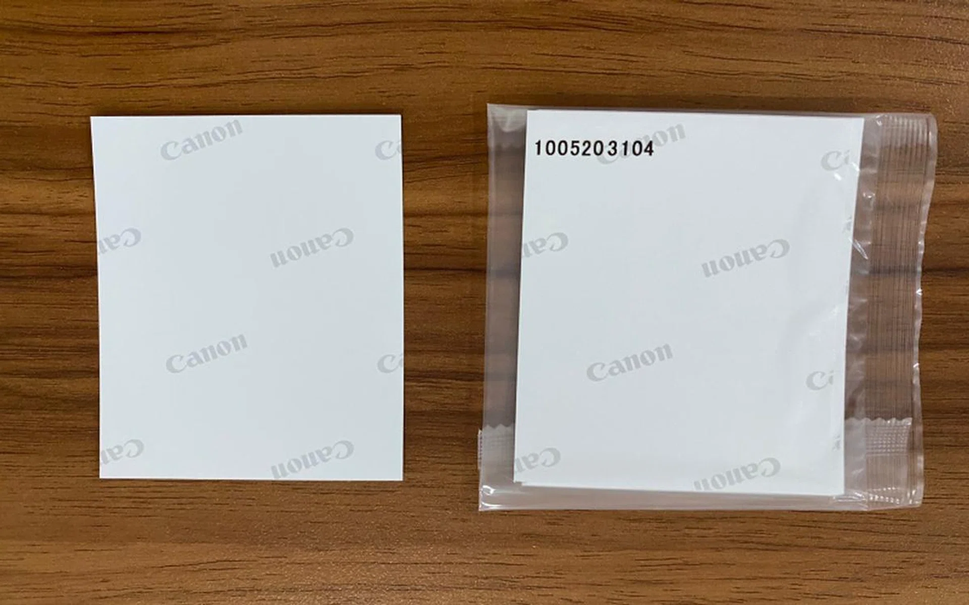 The only paper option you'll get is square.