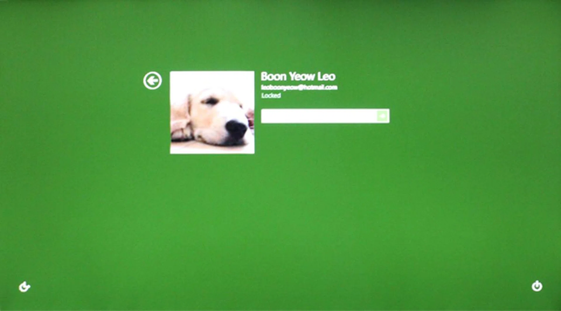 The login screen is fairly straightforward. We expect most users to use a traditional password.
