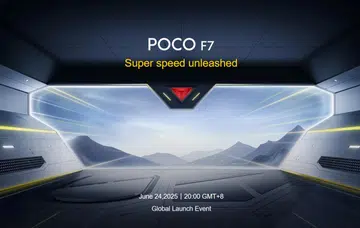 Poco F7 event teaser.