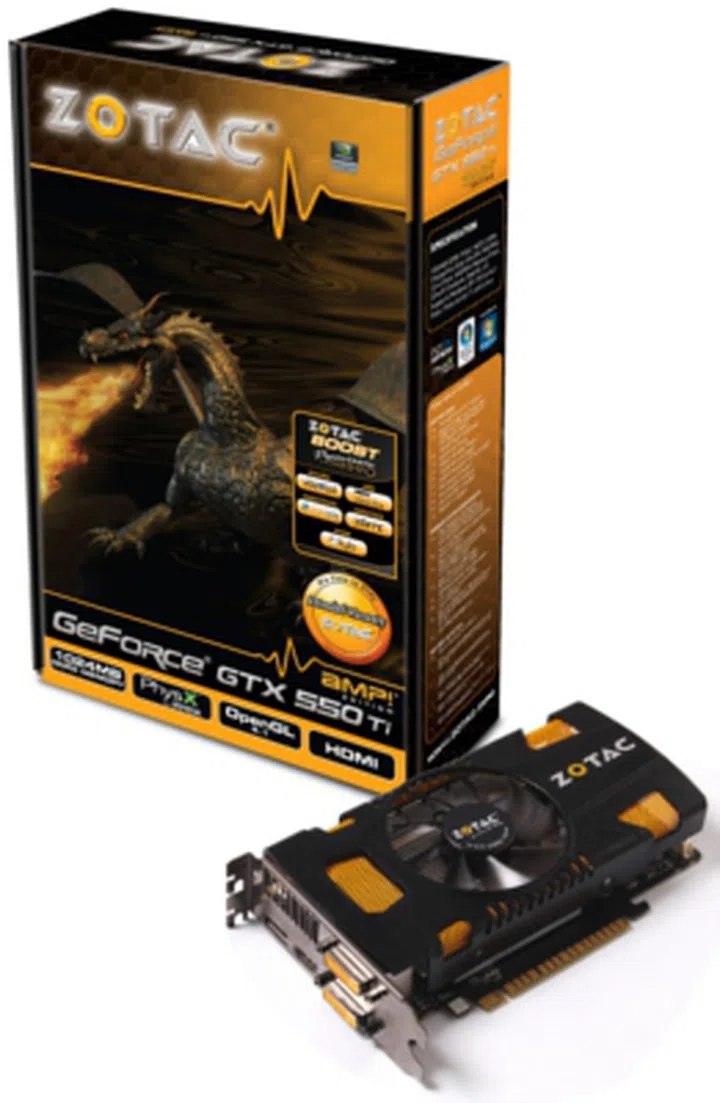 Zotac GeForce GTX 550 Ti AMP! Edition