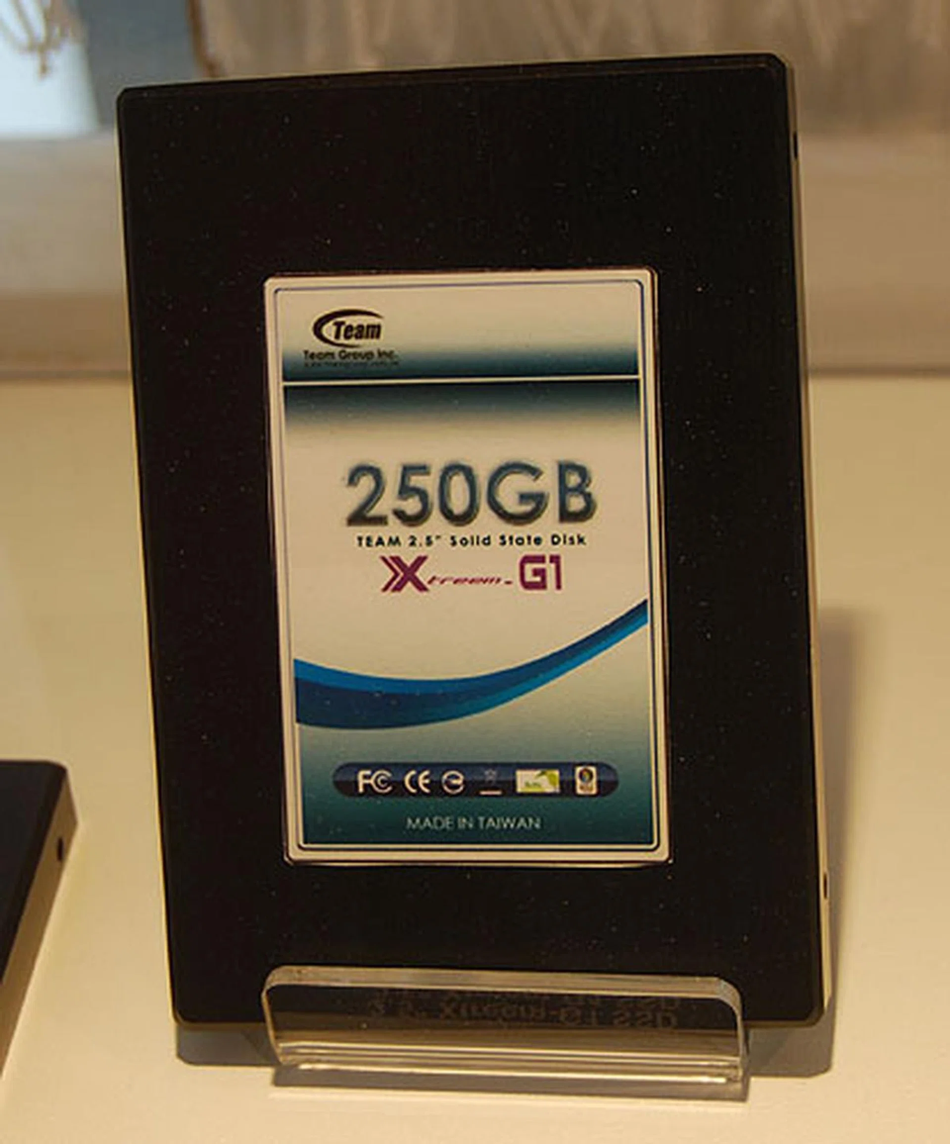  The Xtreem-G1 SSD is a MLC version with 250GB capacity and rather typical read and write speeds.  