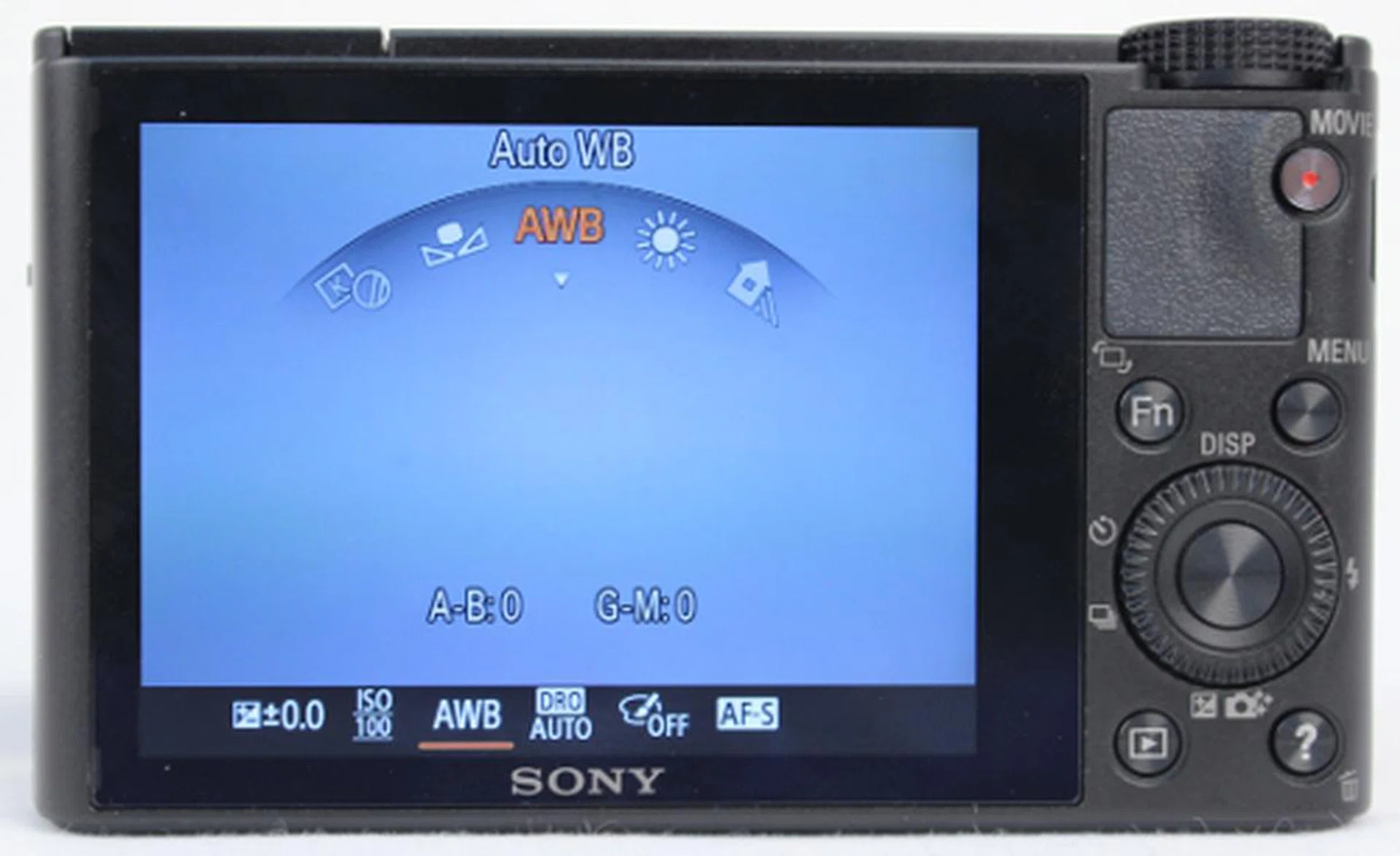 By using the Function button and the control ring, some commonly-used settings such as ISO sensitivity, can be adjusted without diving into a sub-menu.