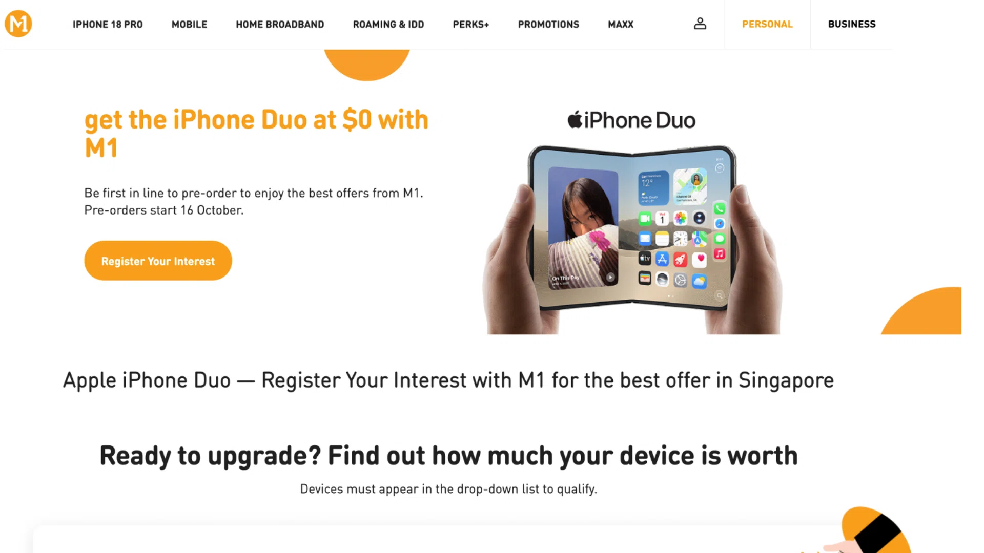 M1 iPhone Duo