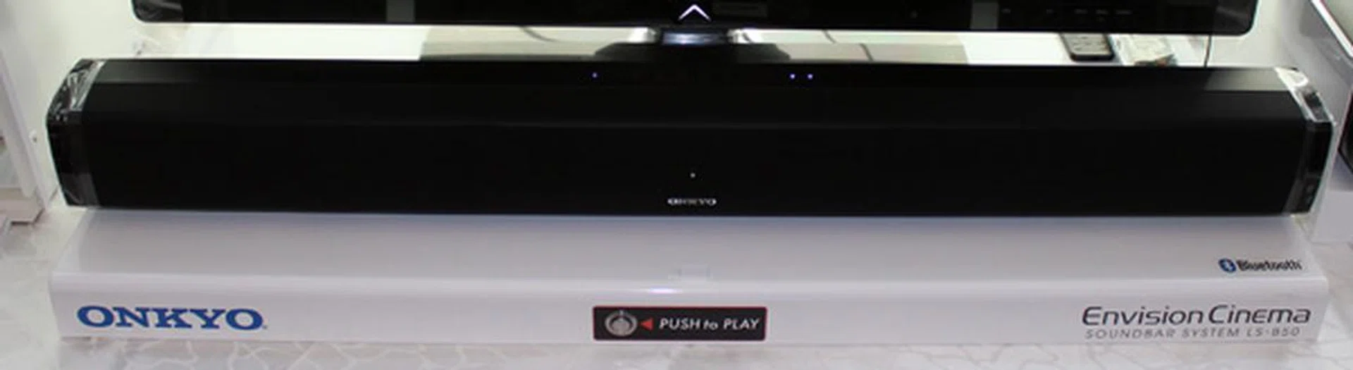 The LS-B50 is an upcoming sound bar from Onkyo. In terms of design and aesthetics, it resembles the Sonos Playbar quite a bit.