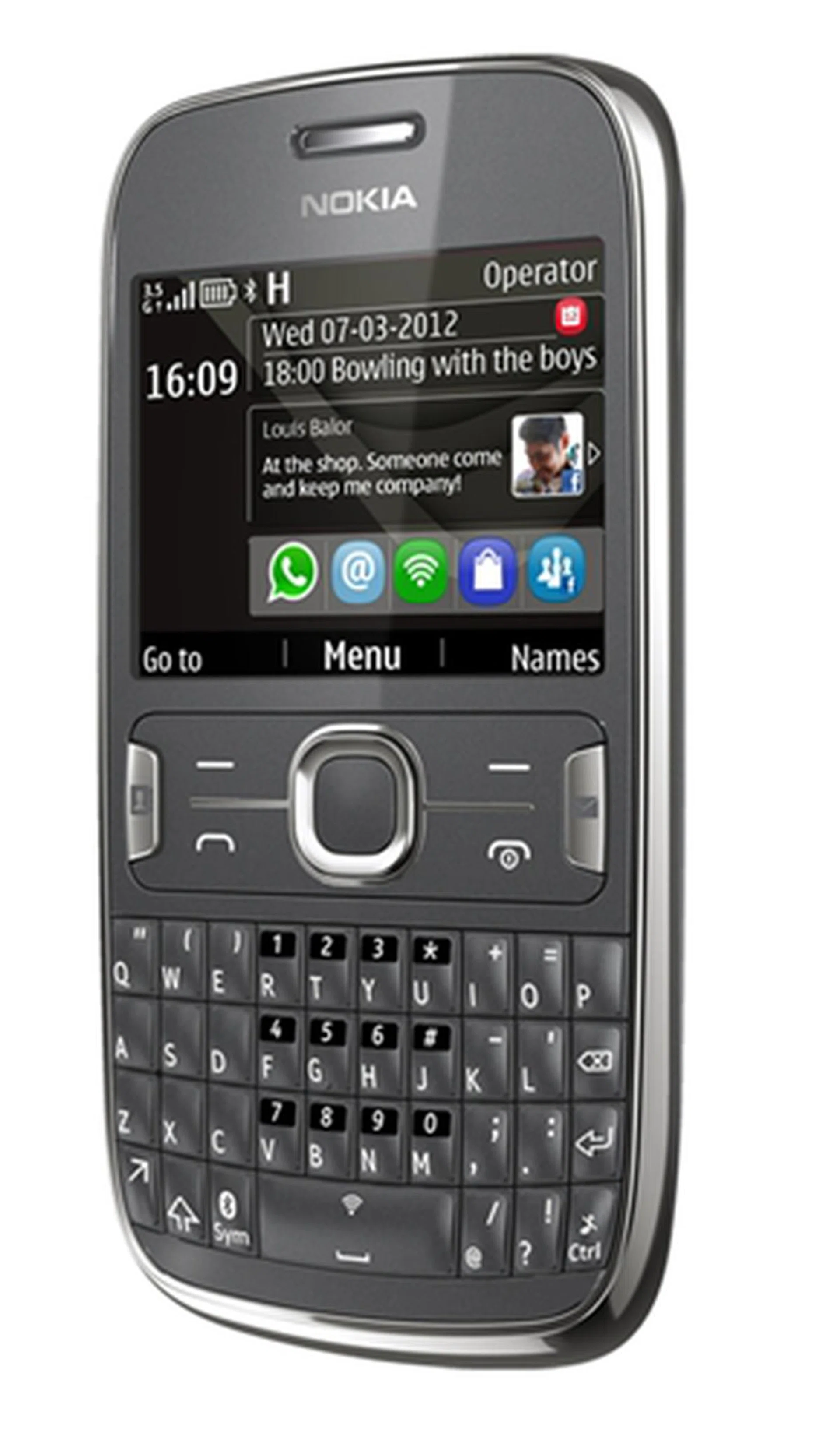 Nokia Asha 302 <br> Image source: Nokia