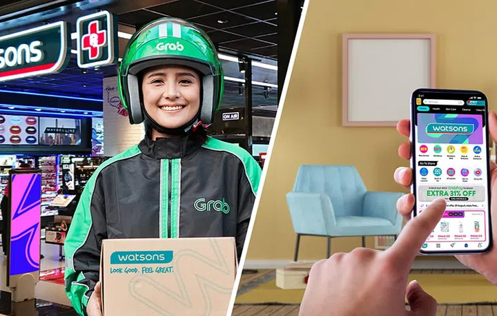 Grab X Watsons partnership.