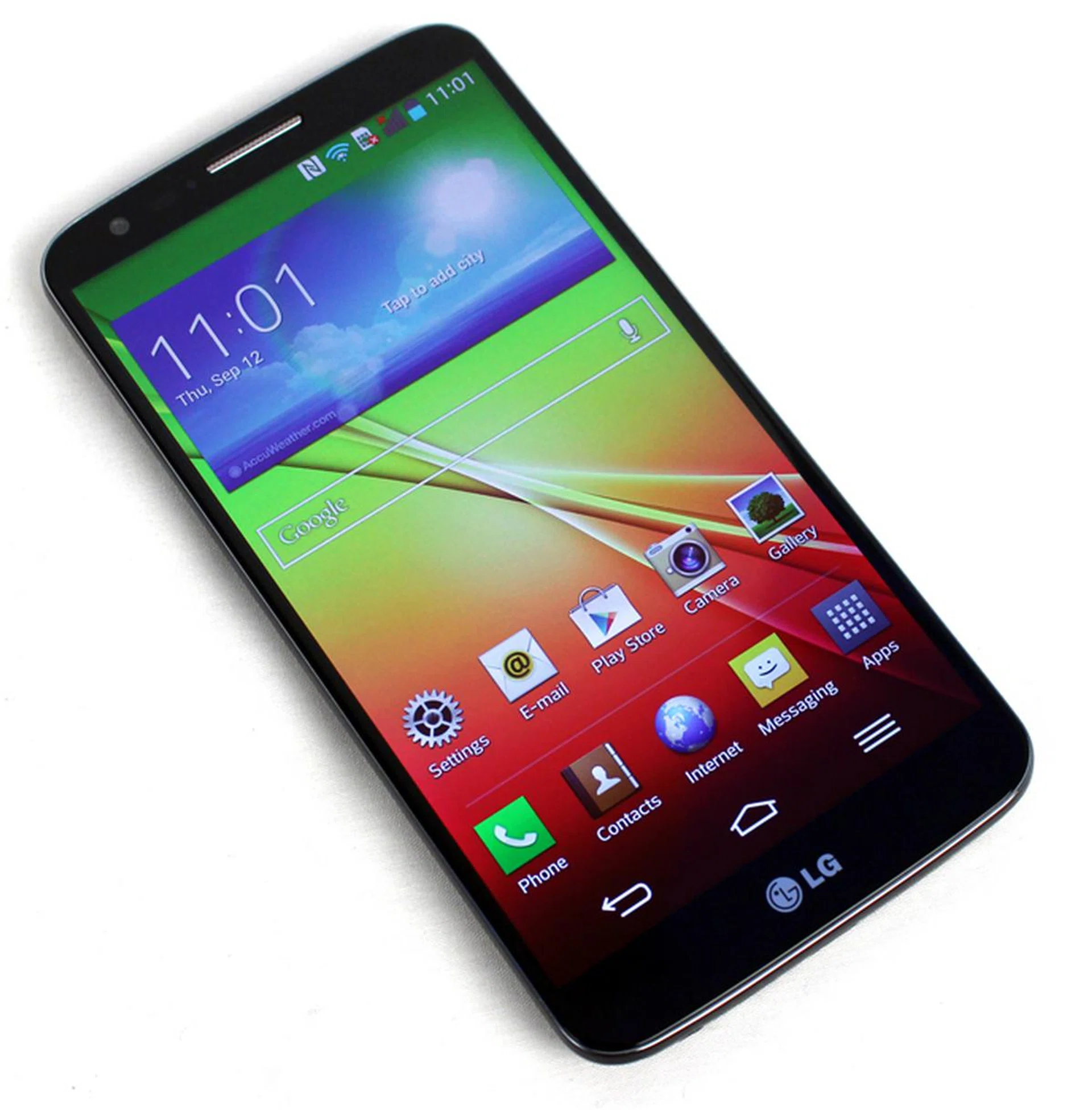 Other than its ultra thin bezel, the G2 looks much like any other plastic Android smartphone.