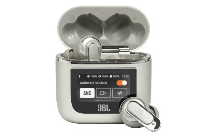 The JBL Tour Pro 2 in Champagne. (Image source: JBL)