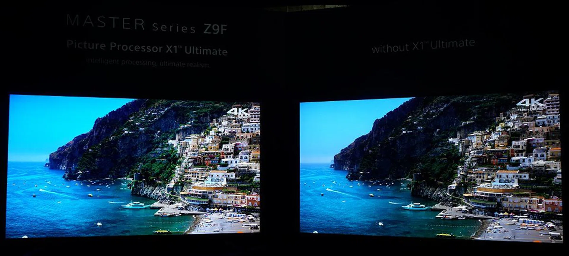 Can you spot the difference in this comparison? Yes, the hillside areas are much clearer with the X1 Ultimate at work and is no longer a dark mess.