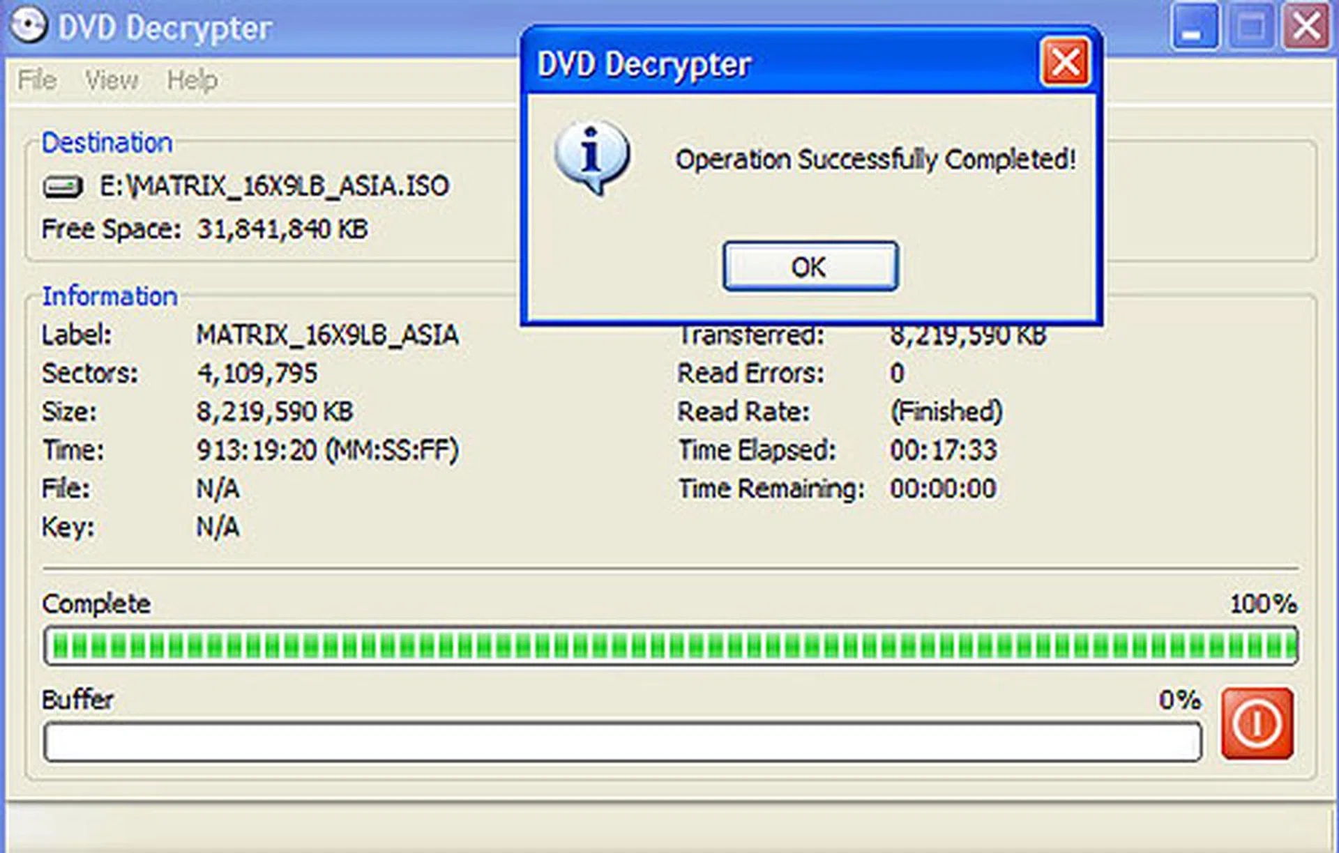 The LG GGW-H20L took more than 17 minutes to rip our DVD, which is almost exactly similar to the GGC-H20L.