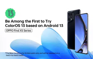 Oppo's ColorOS 13 announcement.