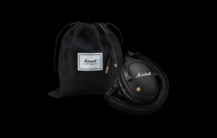 The canvas bag (left) for travelling carry-ons.