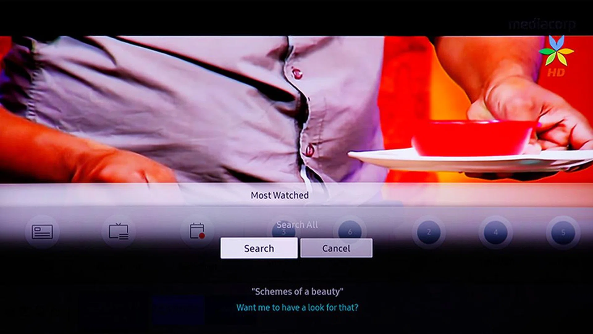 TV control and search using voice works surprisingly well.
