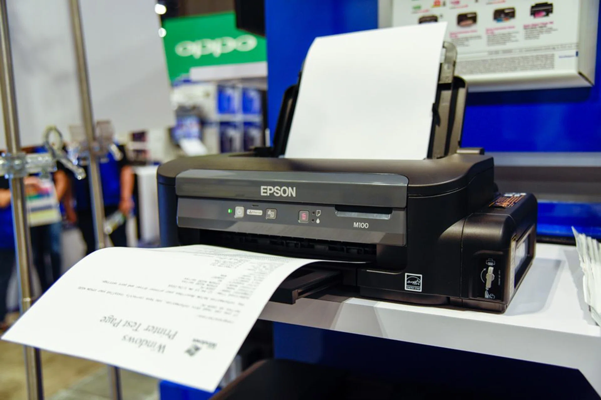 The Epson M100 is a monochrome, single function, ink tank system printer going at S$198 (U.P. S$218). Its bigger brother, the M200, is a monochrome, 3-in-1, ink tank system printer that’s going at S$248 (U.P. S$288). You can also trade-in used laser or inkjet printers for a S$50 NTUC voucher for every purchase of a M100 or M200 printer.