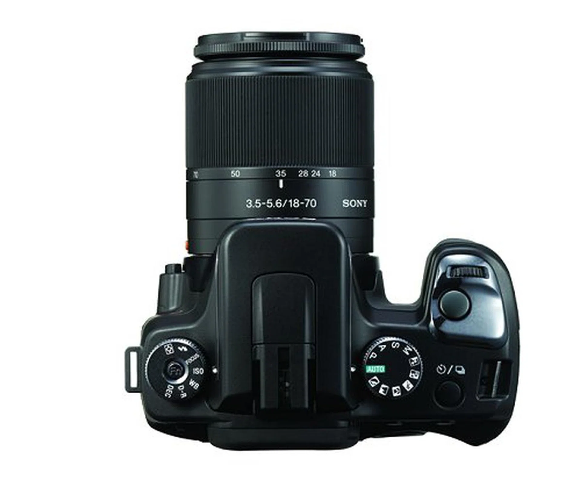 The top reveals the new settings dial on the left that allows selection and alteration of common shooting settings.