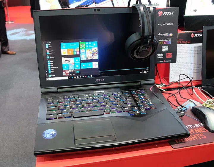 The MSI GT75VR Titan.