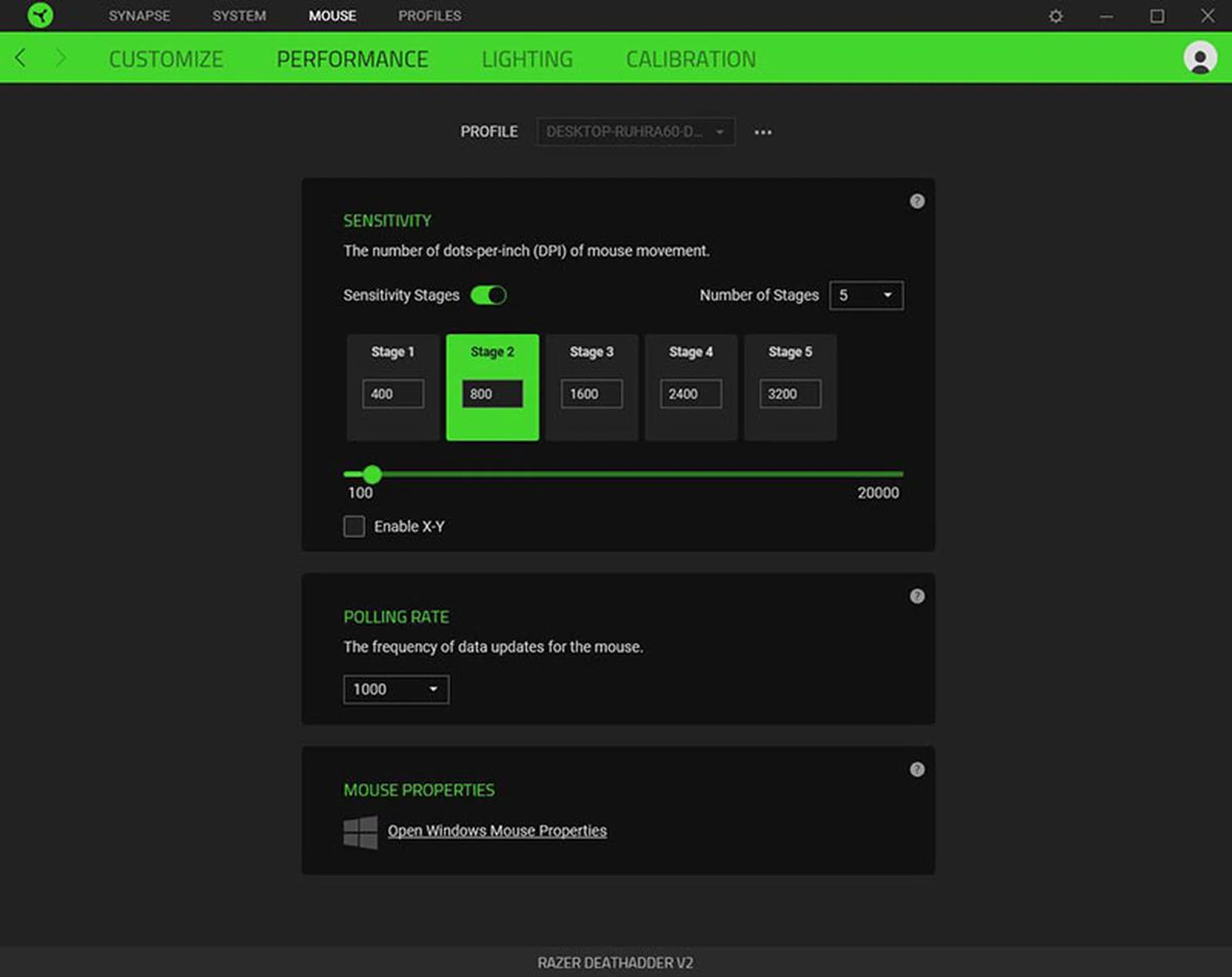 You'll need Synapse running to access your lighting settings and various profiles.