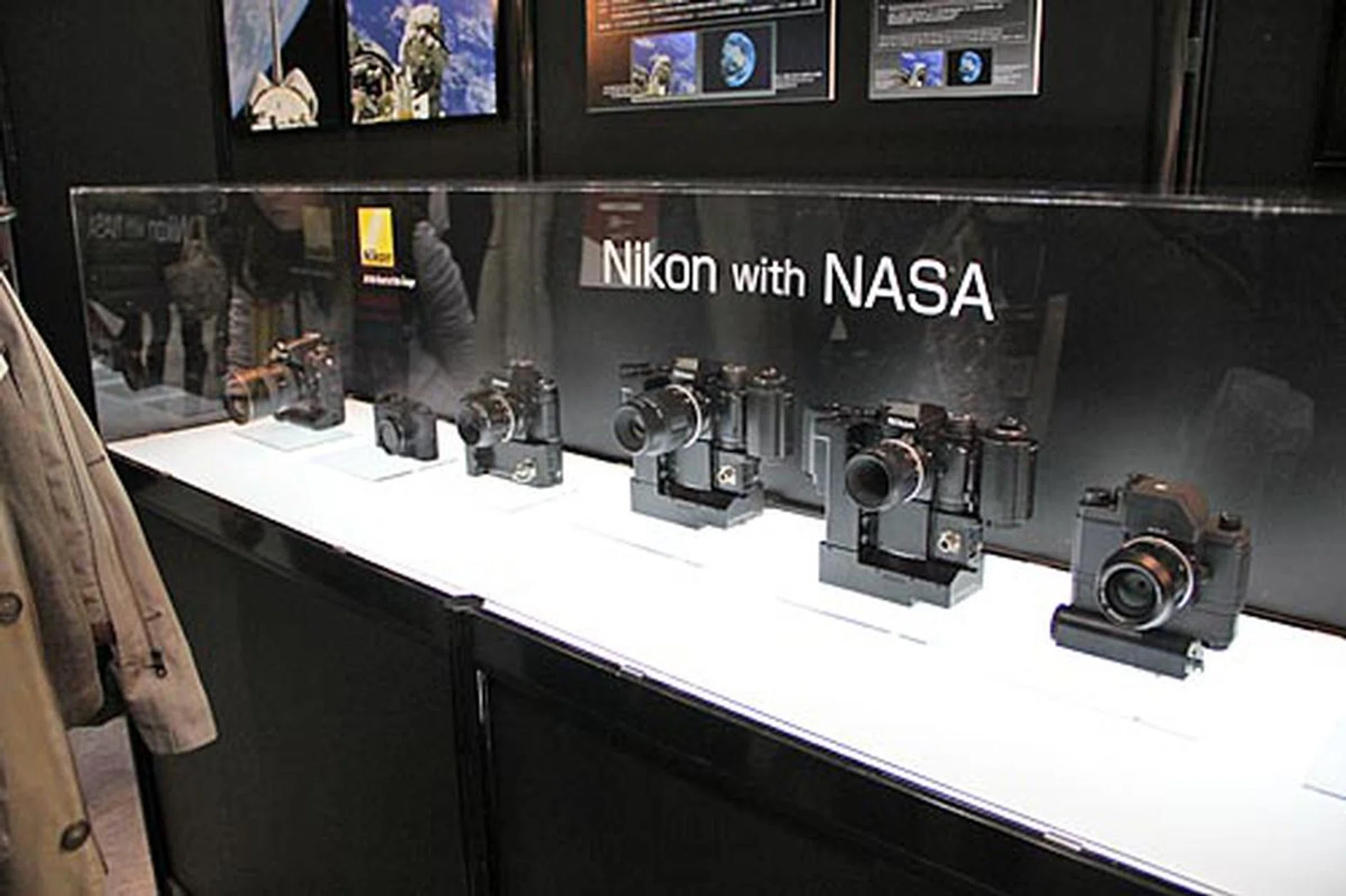 The Nikon cameras that NASA had used. Can you name all of them?