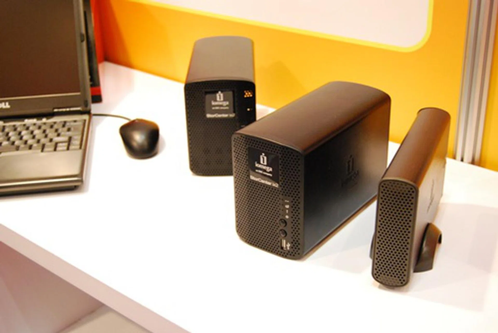 The StorCenter ix2 network storage comes with a 400MHz processor and a 128MB memory. 2TB for $329, and 4TB for $639. 