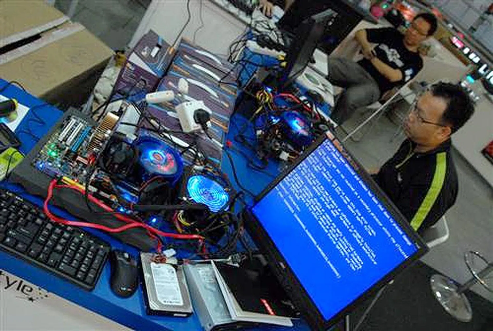  This is the result of overclocking too high.  