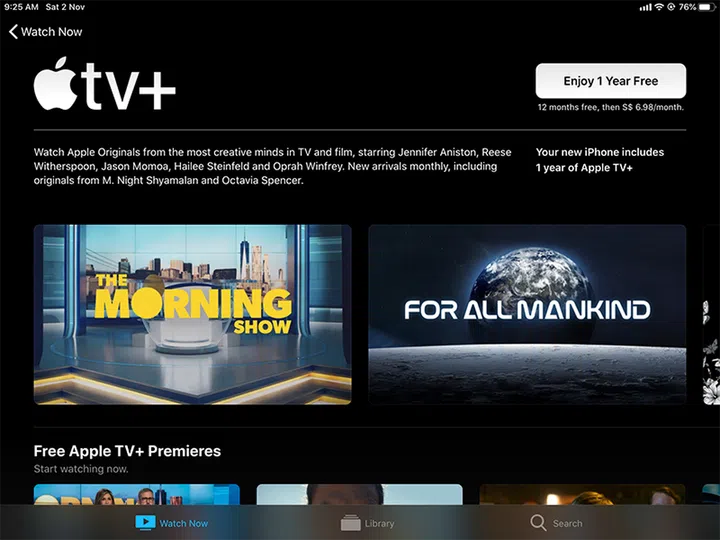 Then tap on the offer in the top right corner.