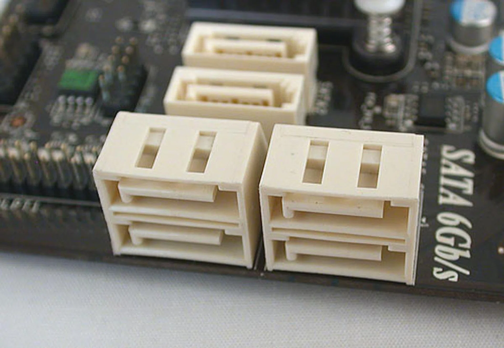 The standard complement of SATA 6Gbps ports. 