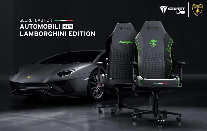 Image: Secretlab, Lamborghini