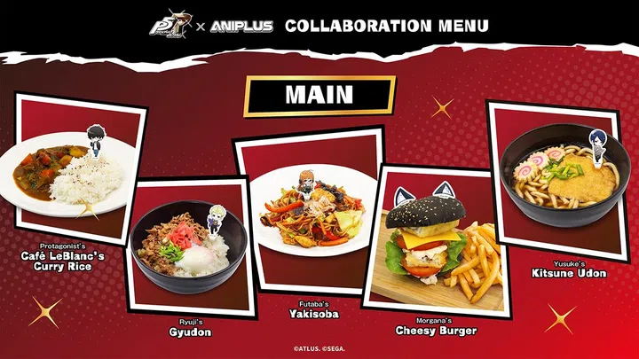The five mains based on characters from P5R.