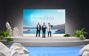 Jonney Shih, Kevin Wang and Bastian Albinus were present at the ASUS 2023 Thincredible event. Image source: ASUS.