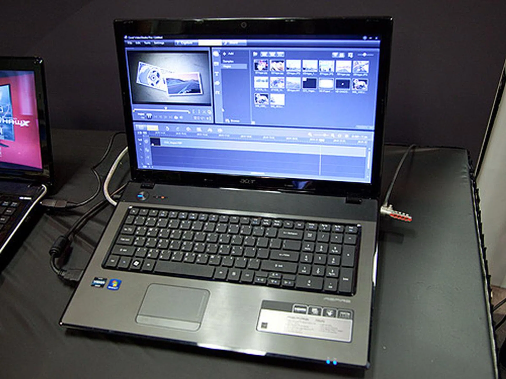 Acer Aspire 7552G with an AMD Phenom II X920 quad-core processor and the new mobile Radeon 6650M graphics.