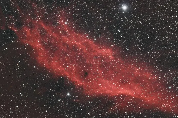 California nebula (NGC1499) recorded by Filippo Bradaschia with the D5500a Cooled and AIRY ED100 apochromatic refractor.