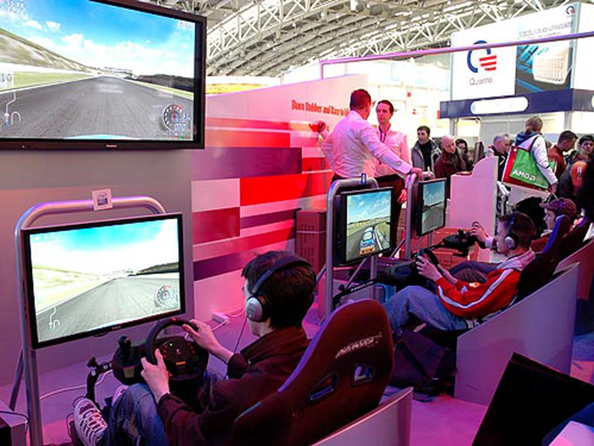 Visitors to Intel will always be entertained.