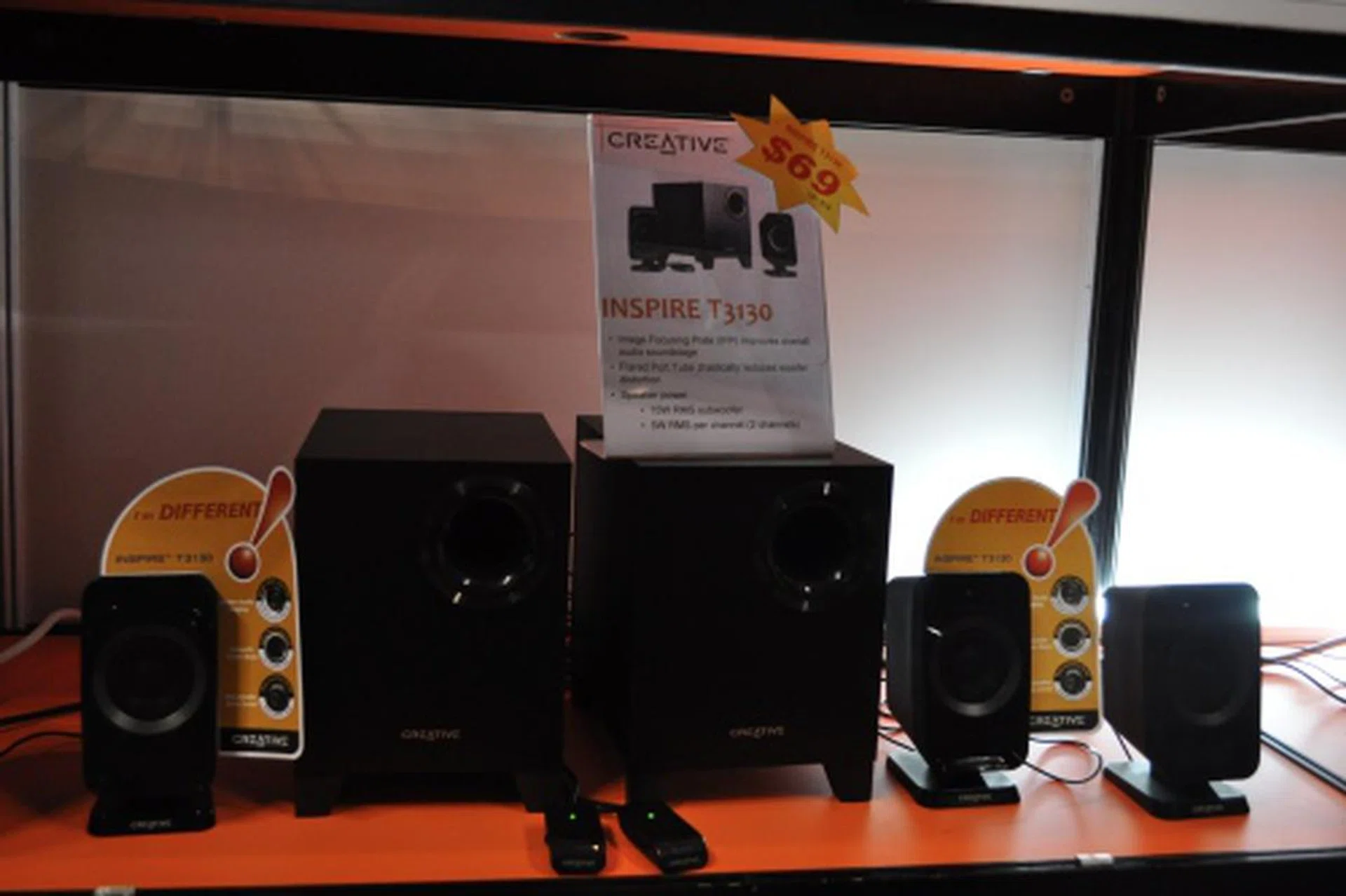 The Inspire T3130 is new from Creative with adjustable bass control, wired remote with volume adjust, large flared port tube for clean bass and more at just $69.
