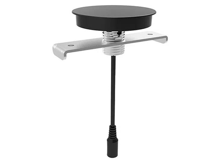 The built-in wireless charger comes with a grinder for making the correct-sized opening on your desk or other furniture. (Image Source: ZENS)