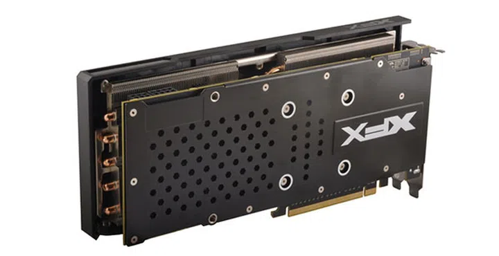 All XFX Radeon R9 390 series cards come with a solid metal backplate. (Image Source: XFX)