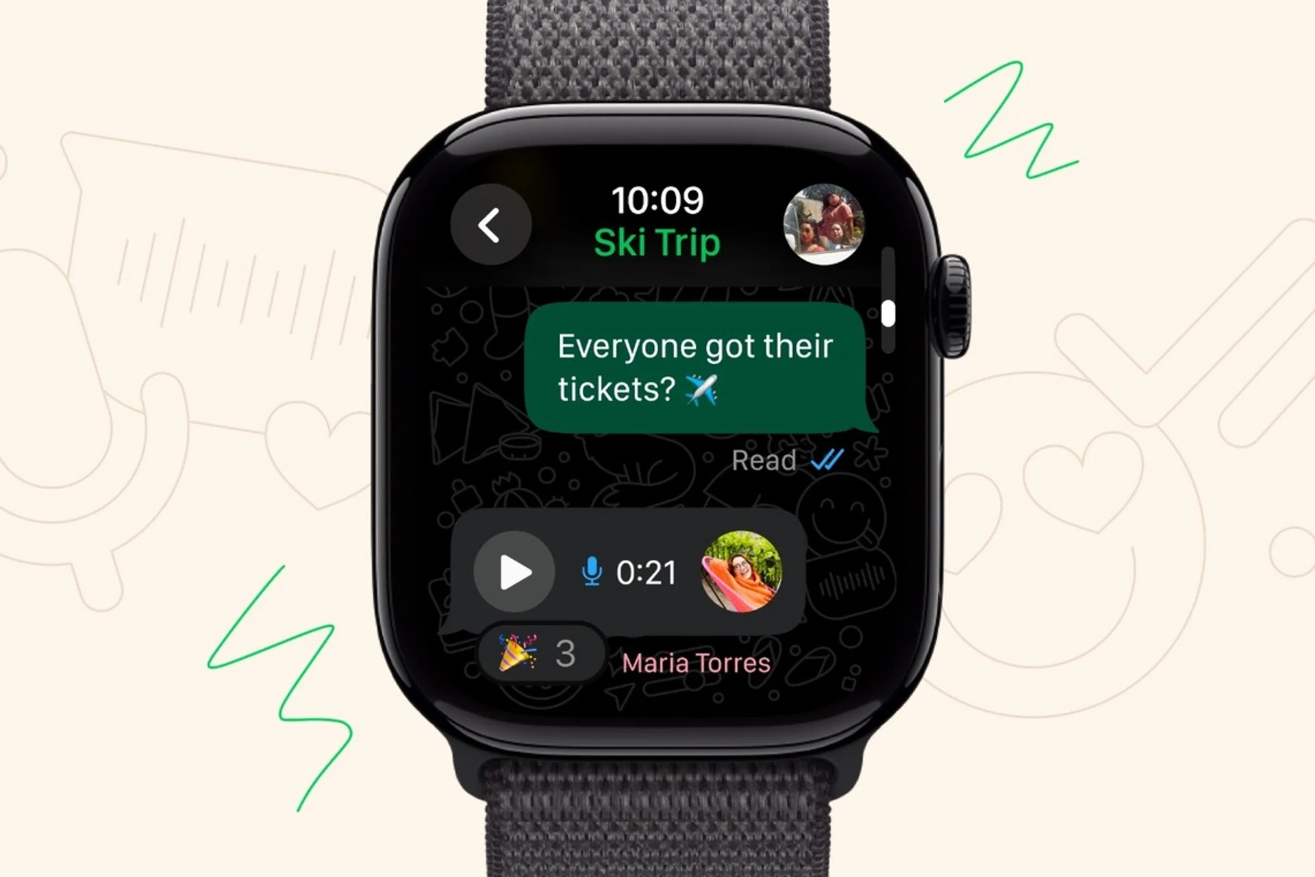 WhatsApp on Apple Watch
