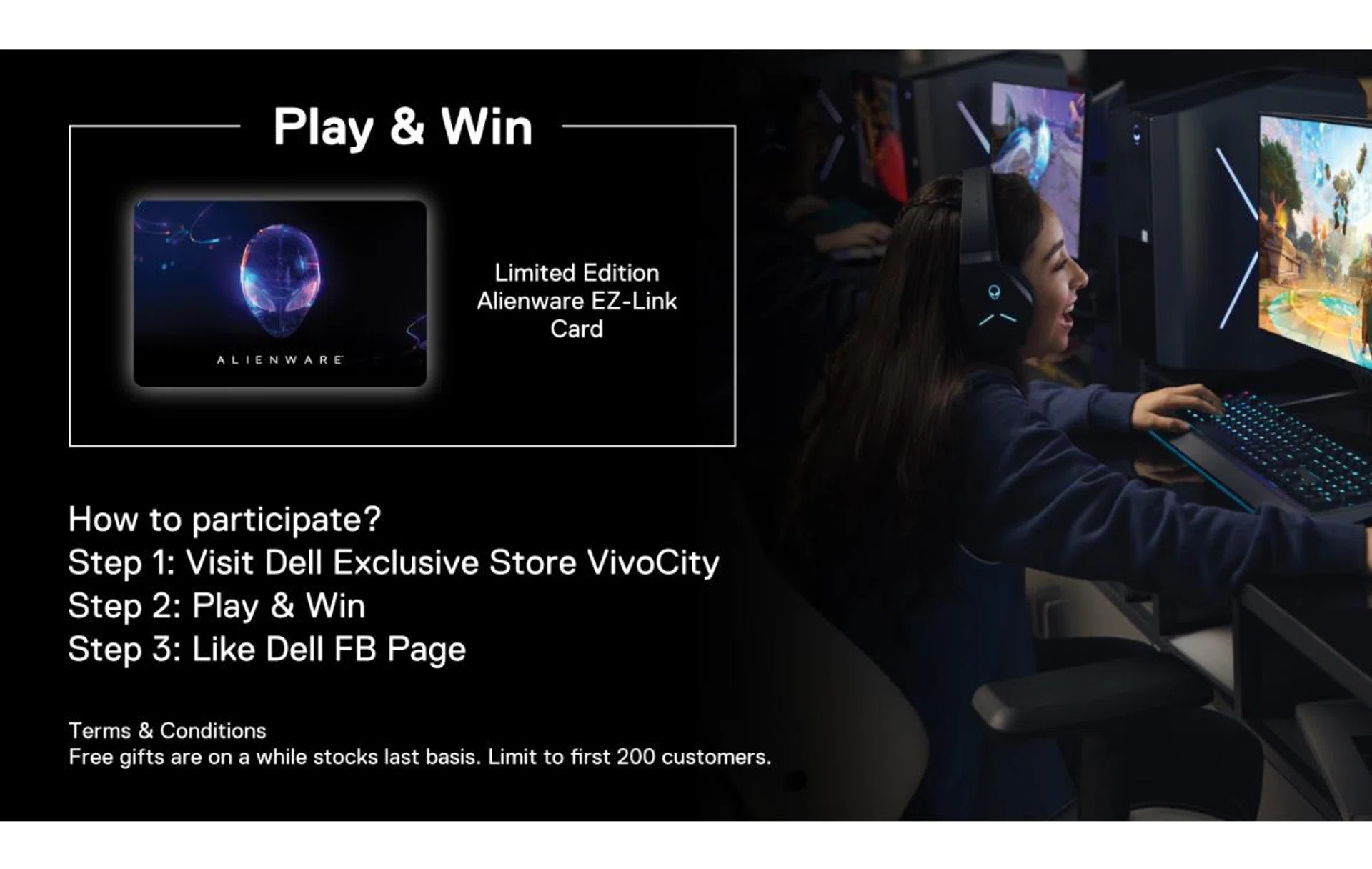 Go home with a free EZ-link card. (Image source: Dell.)