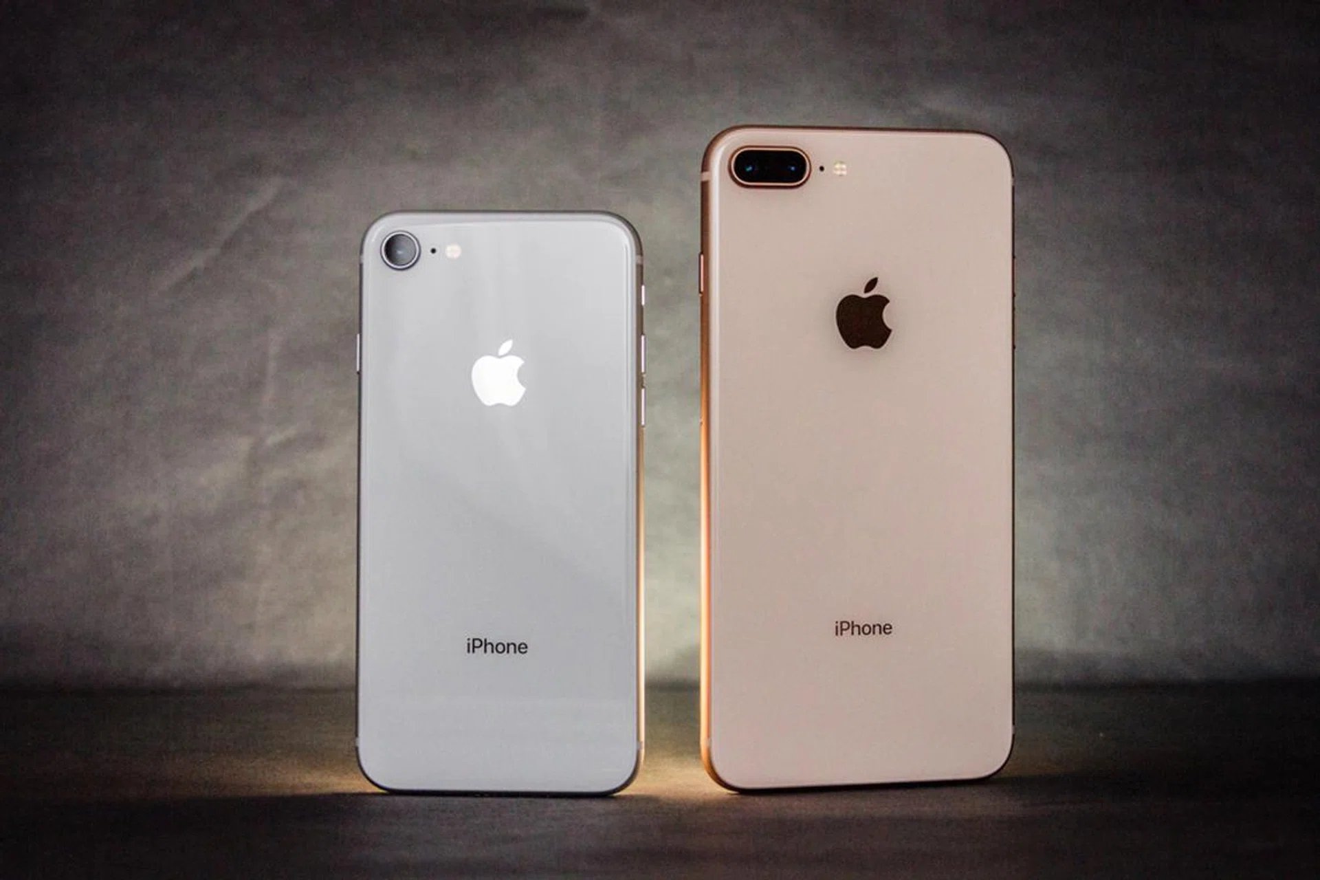 The Apple iPhone 8 and iPhone 8 Plus.