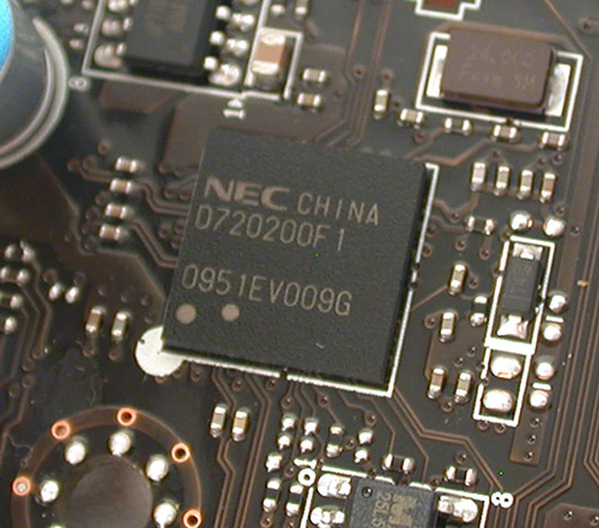 Most users should know this NEC controller by heart now, It enables USB 3.0 functionality on the motherboard.