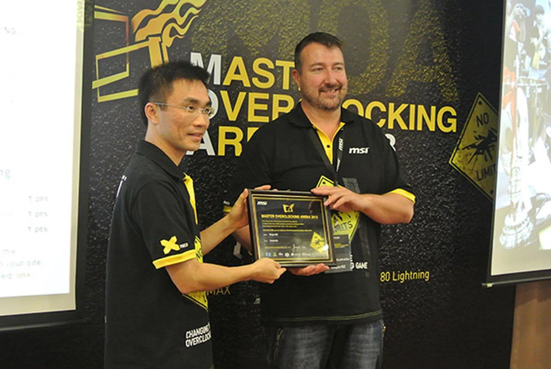 All the participants were given a certificate of recognition for attending the Worldwide Grand Finals of the MOA 2013.