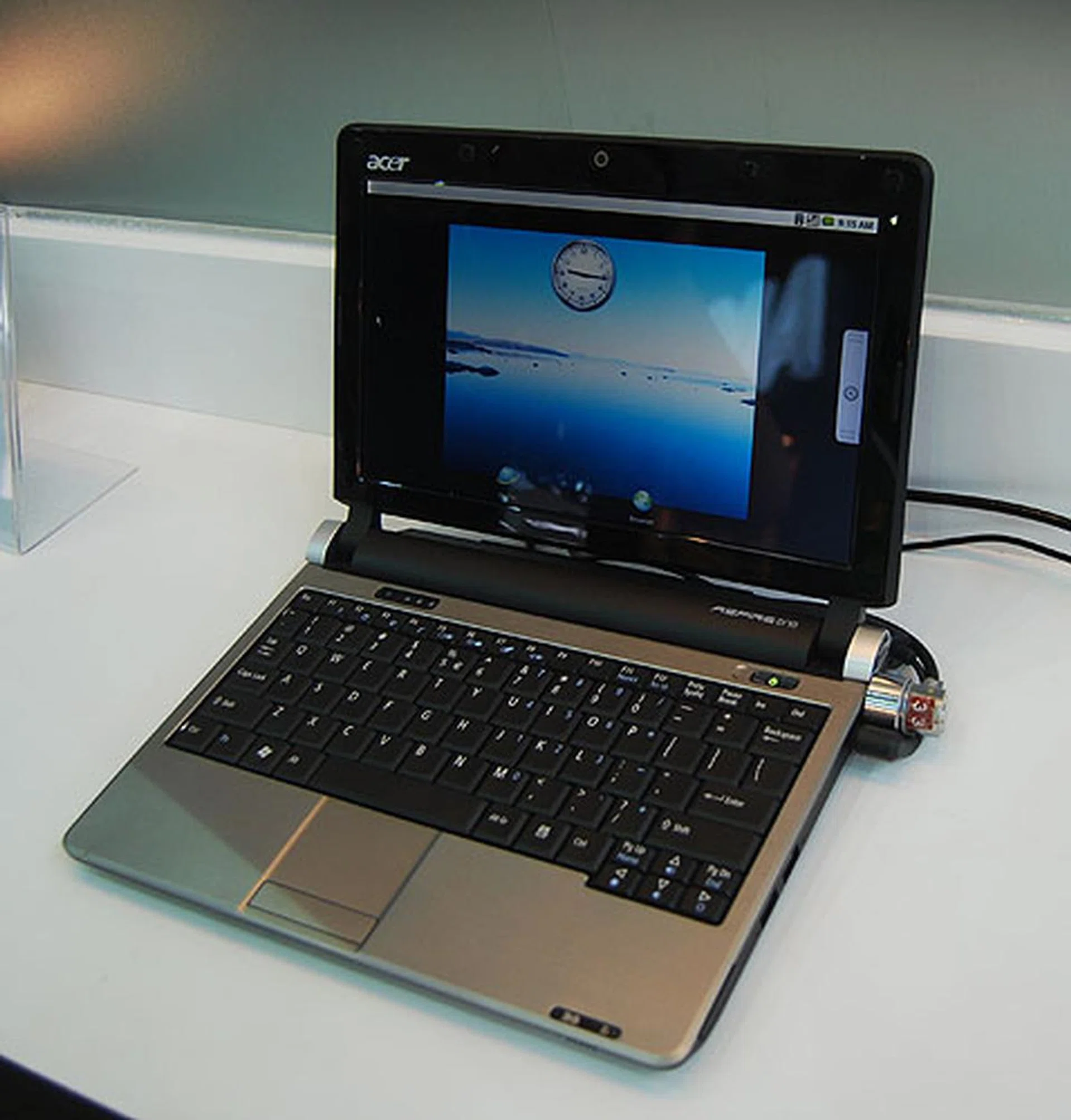 Acer was also showing off the first Google Android netbook at Computex and we're looking forward to seeing how Acer can adapt this operating system and user interface to the slightly different usage patterns for a netbook.