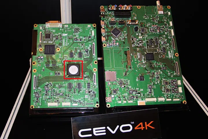 The CEVO 4K chip (highlighted in red) took 120 engineers 3 years of hard work before it's ready for prime time.