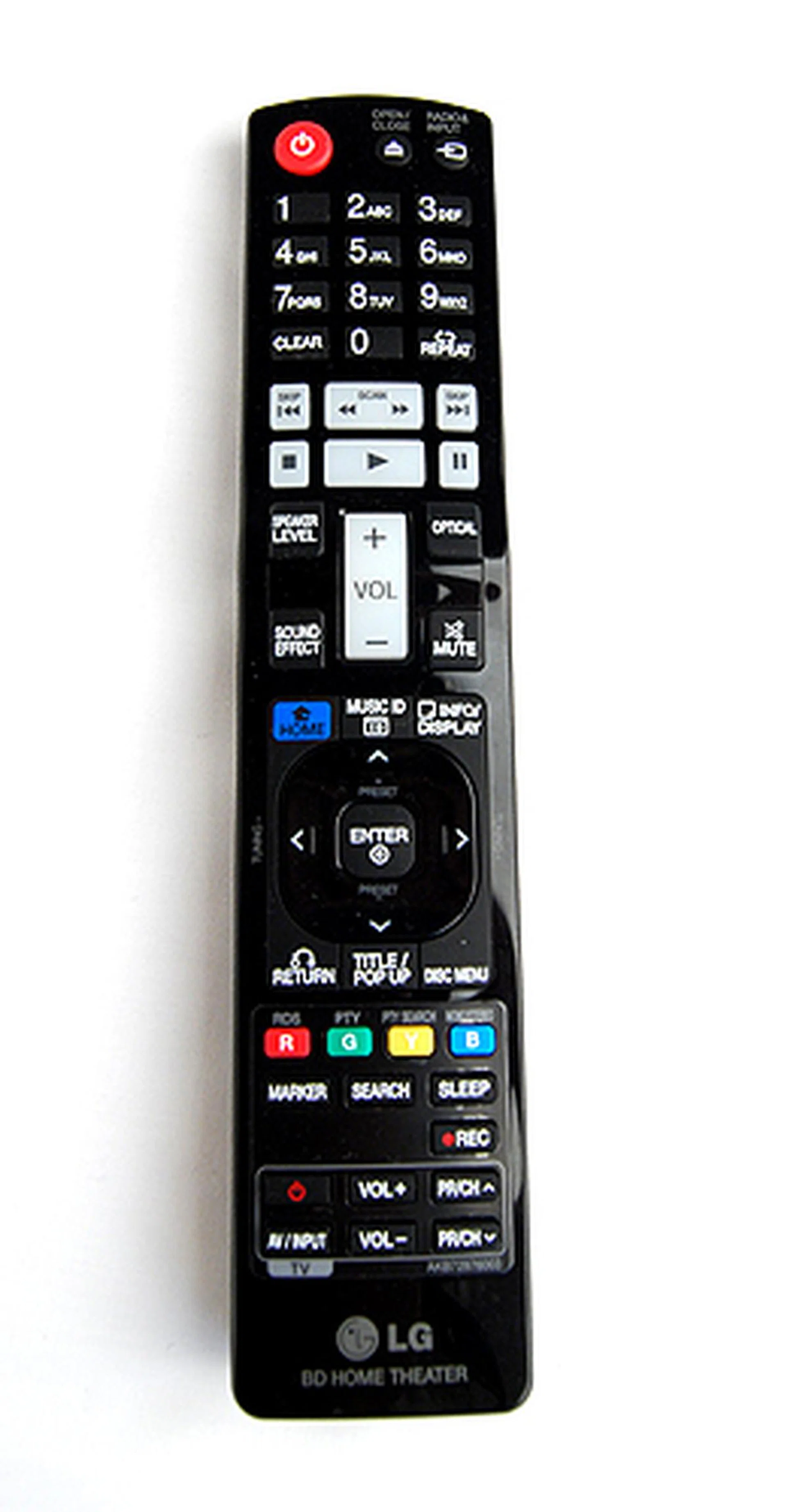The remote control has a sensible layout that is easy to get accustomed to.