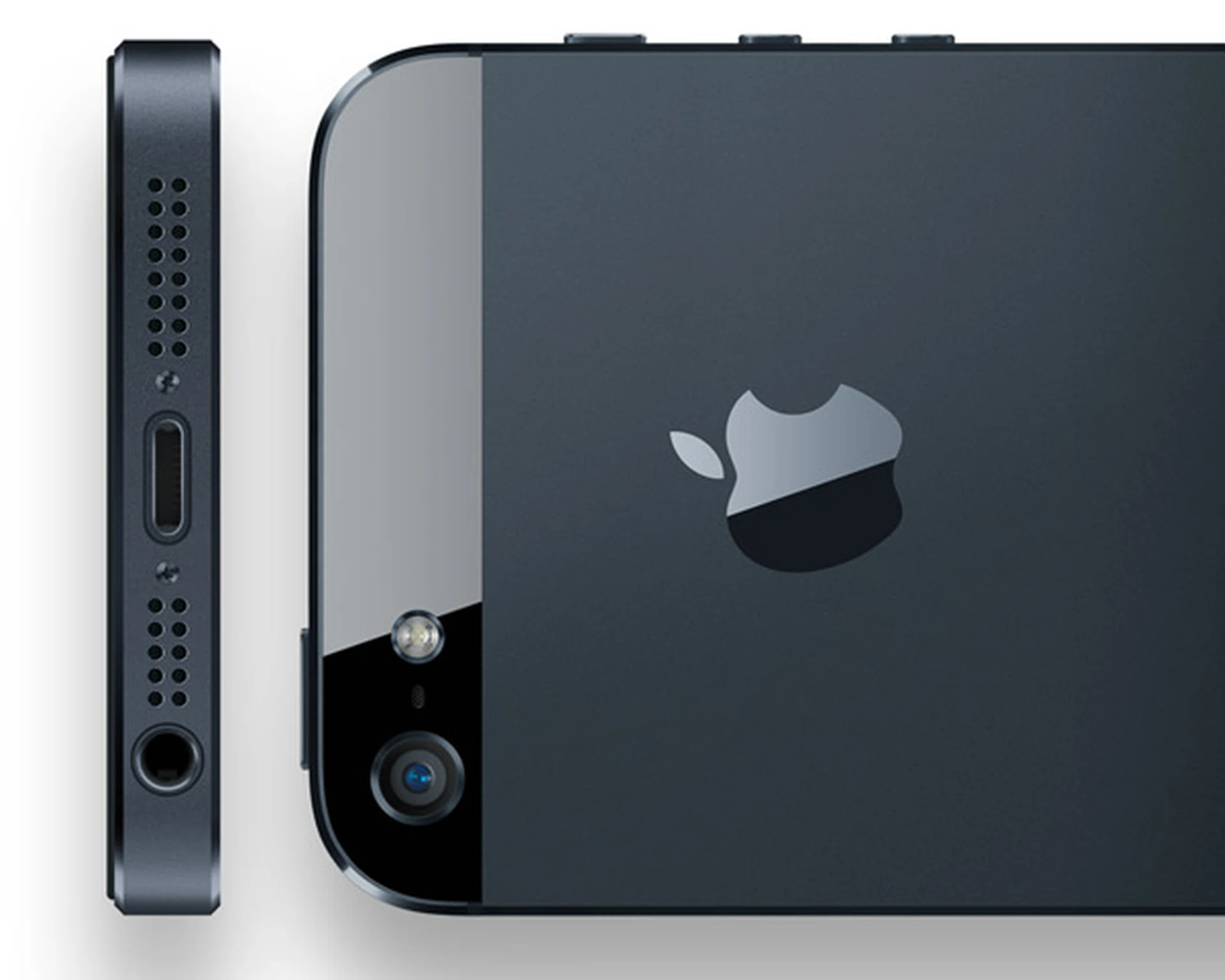 "Lightning", the new connector, makes a show on the iPhone 5. Source: Apple