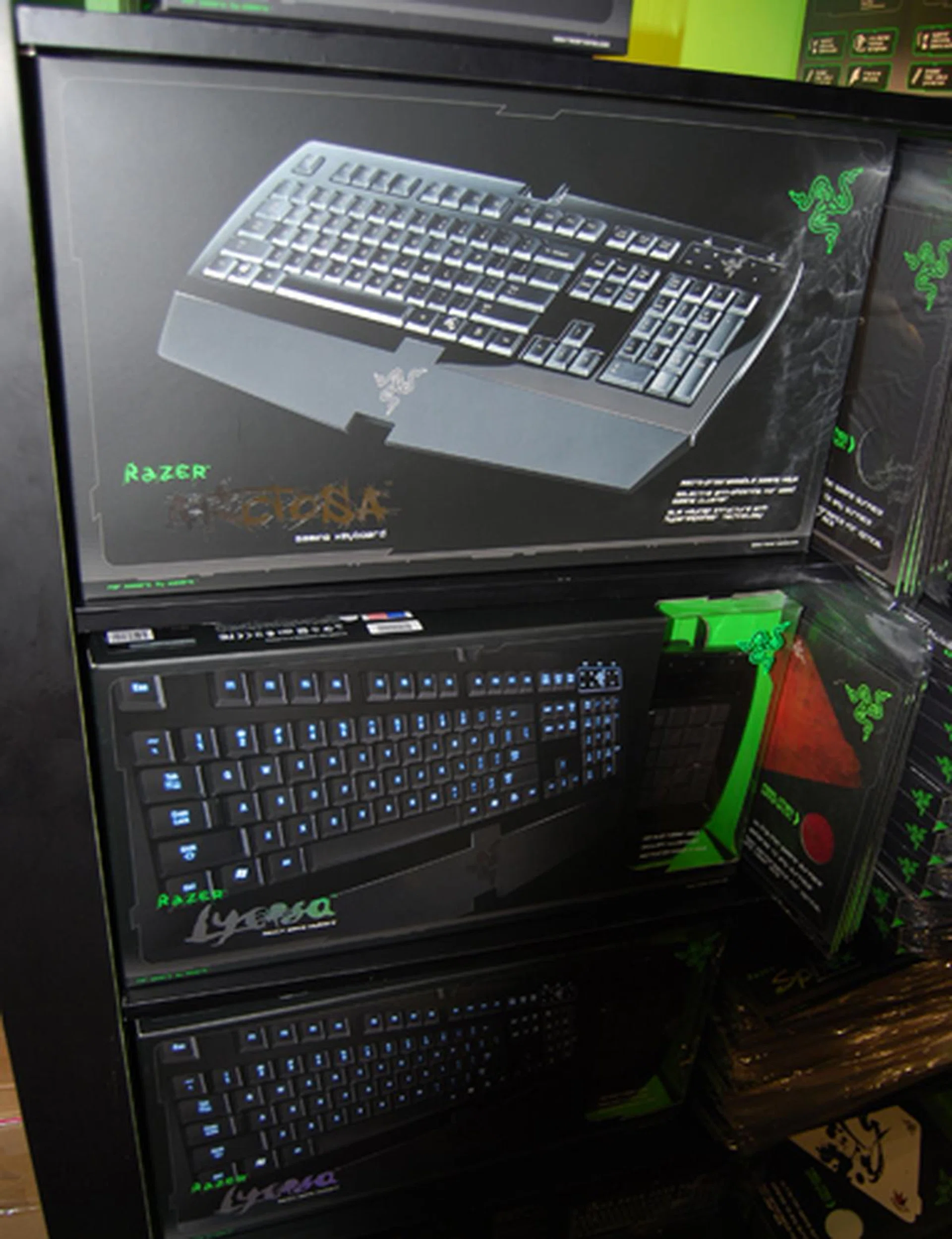 Razer's lineup of keyboards can be had at special prices too. The Lycosa is going for $119 whereas the Arctosa is more affordable at $79.